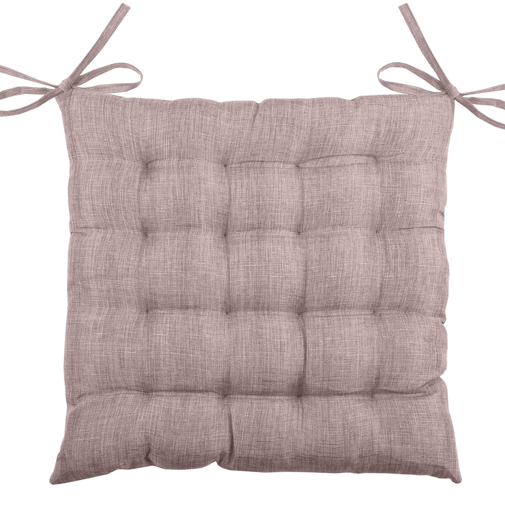 Galette de chaise unie en 16 points