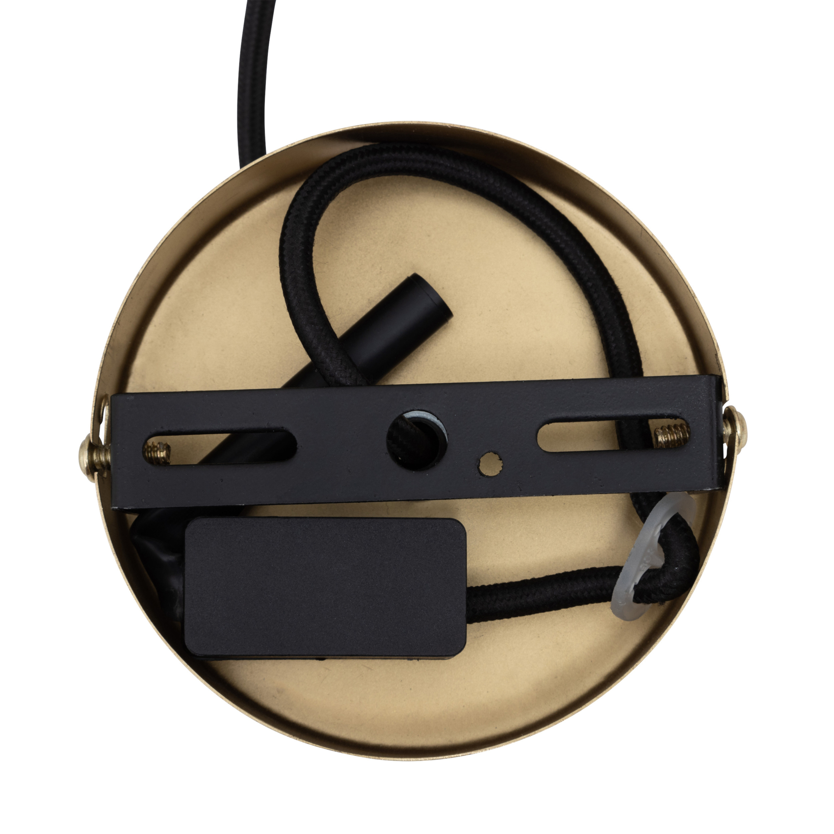 Suspension luminaire design en métal doré — vue 6