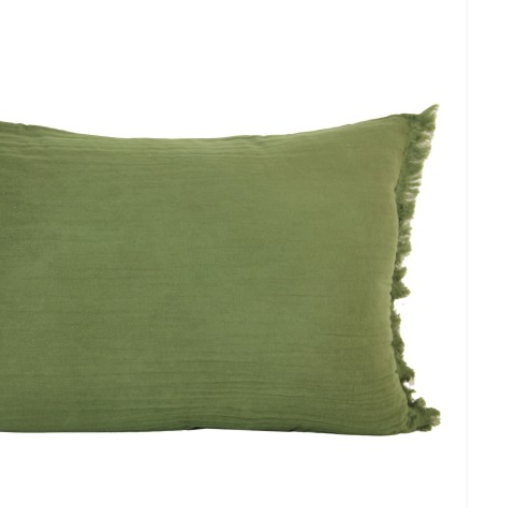 Coussin à franges en coton — vue 6