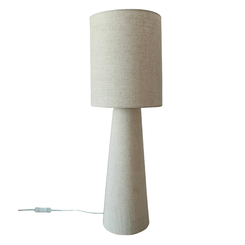 Lampadaire en lin épais