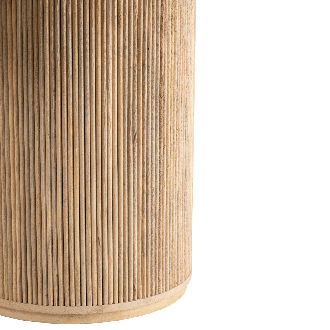 Table en bois de manguier naturel J-Line — vue 3