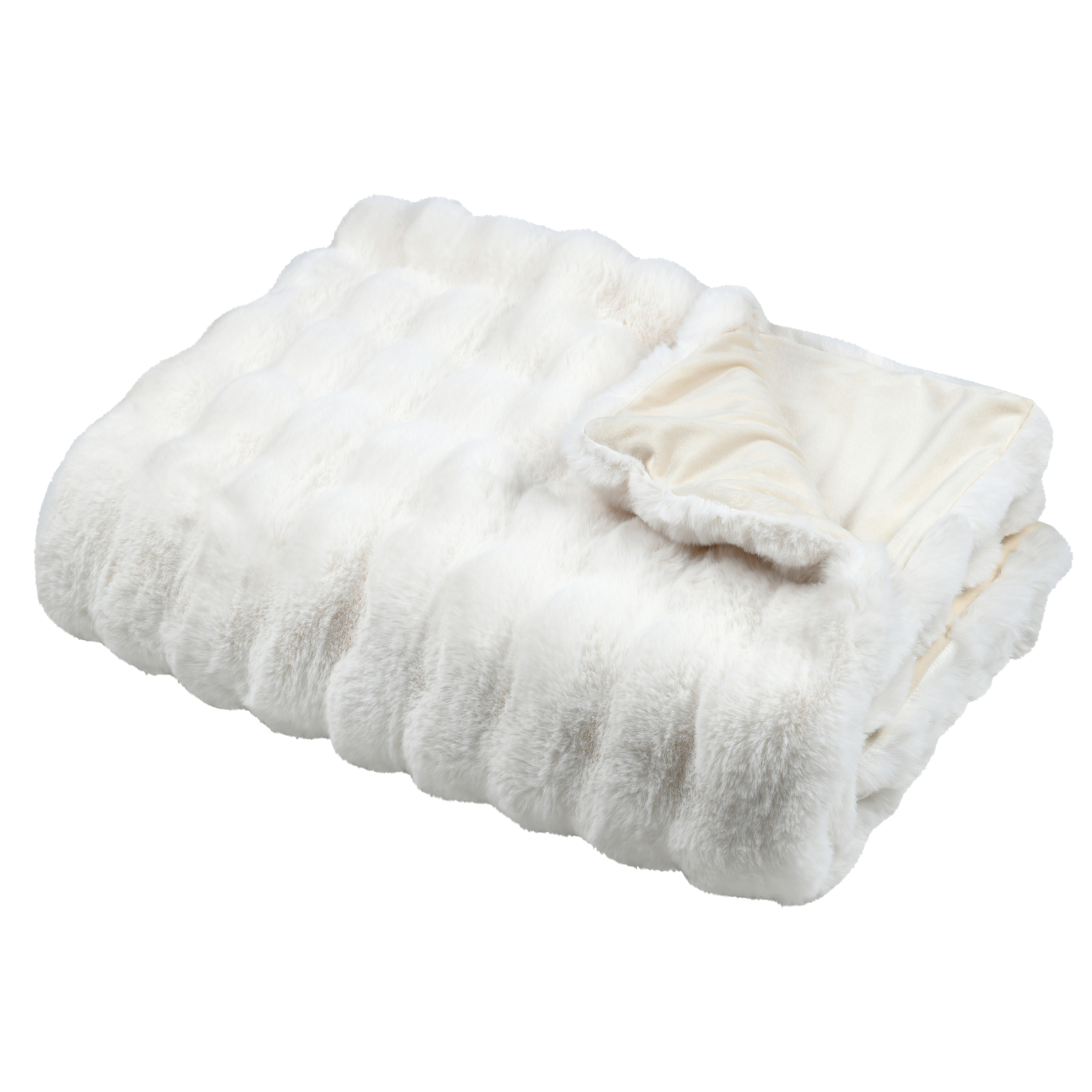 Plaid fausse imitation fourrure moelleux