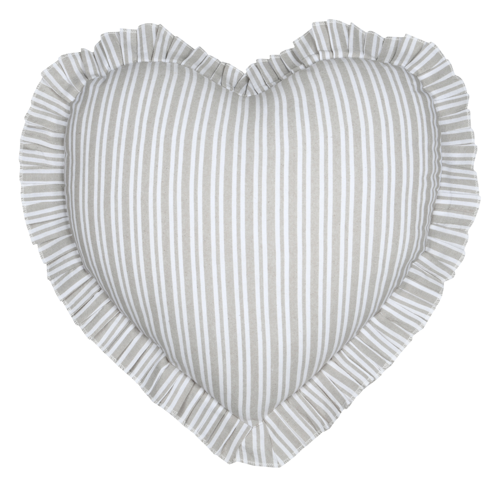 Coussin décoratif romantique en forme de coeur