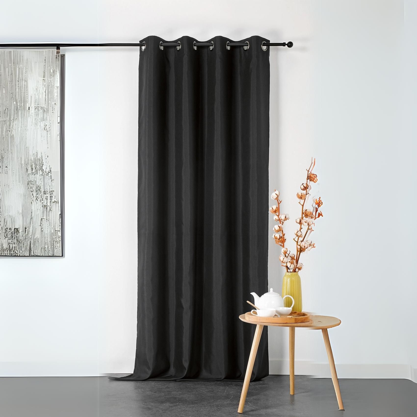 Rideau ignifugé en toile demi natté non feu M1 — vue 5