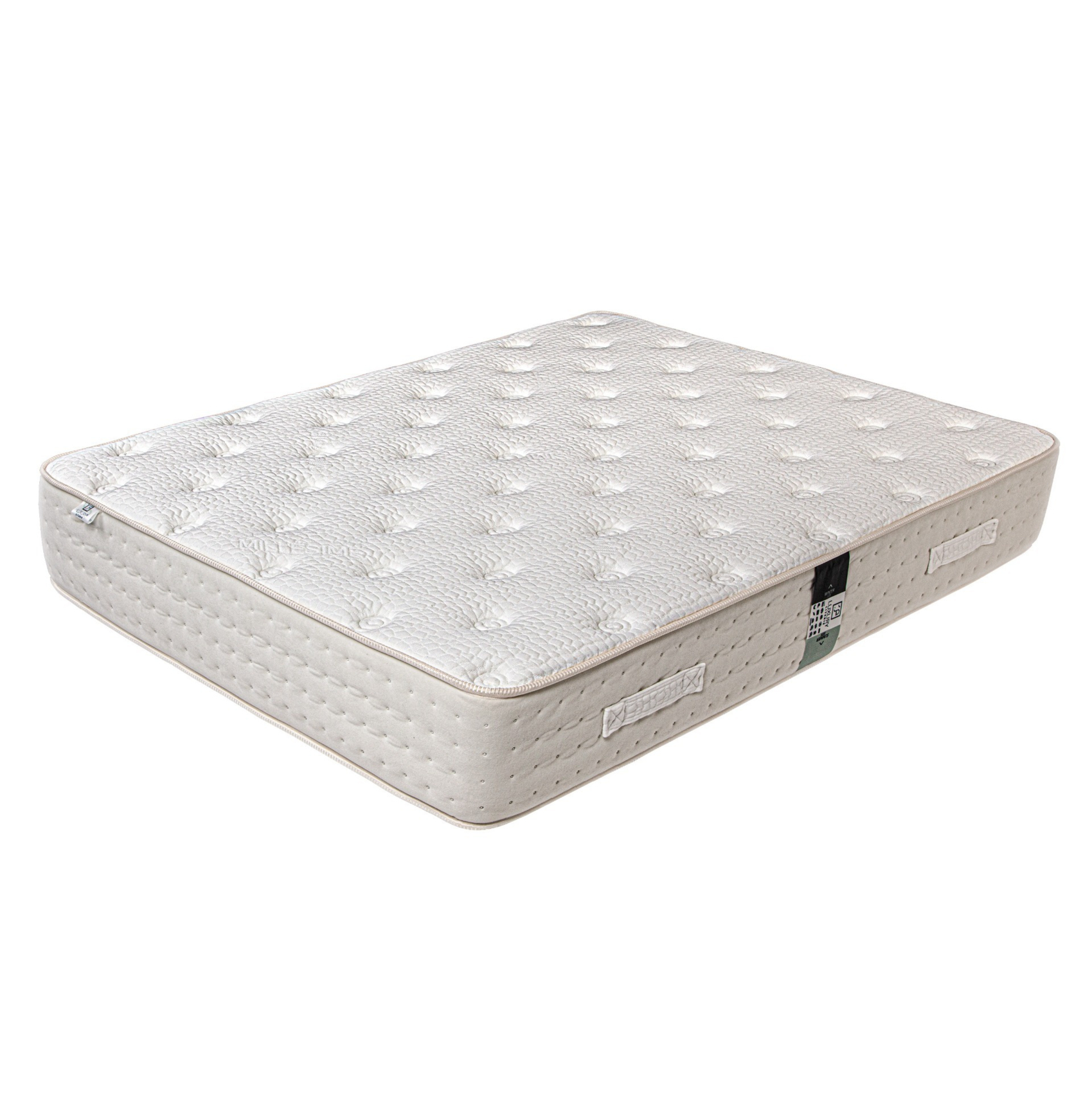 Ensemble matelas mousse mémoire de forme 26 cm et sommier blanc — vue 3