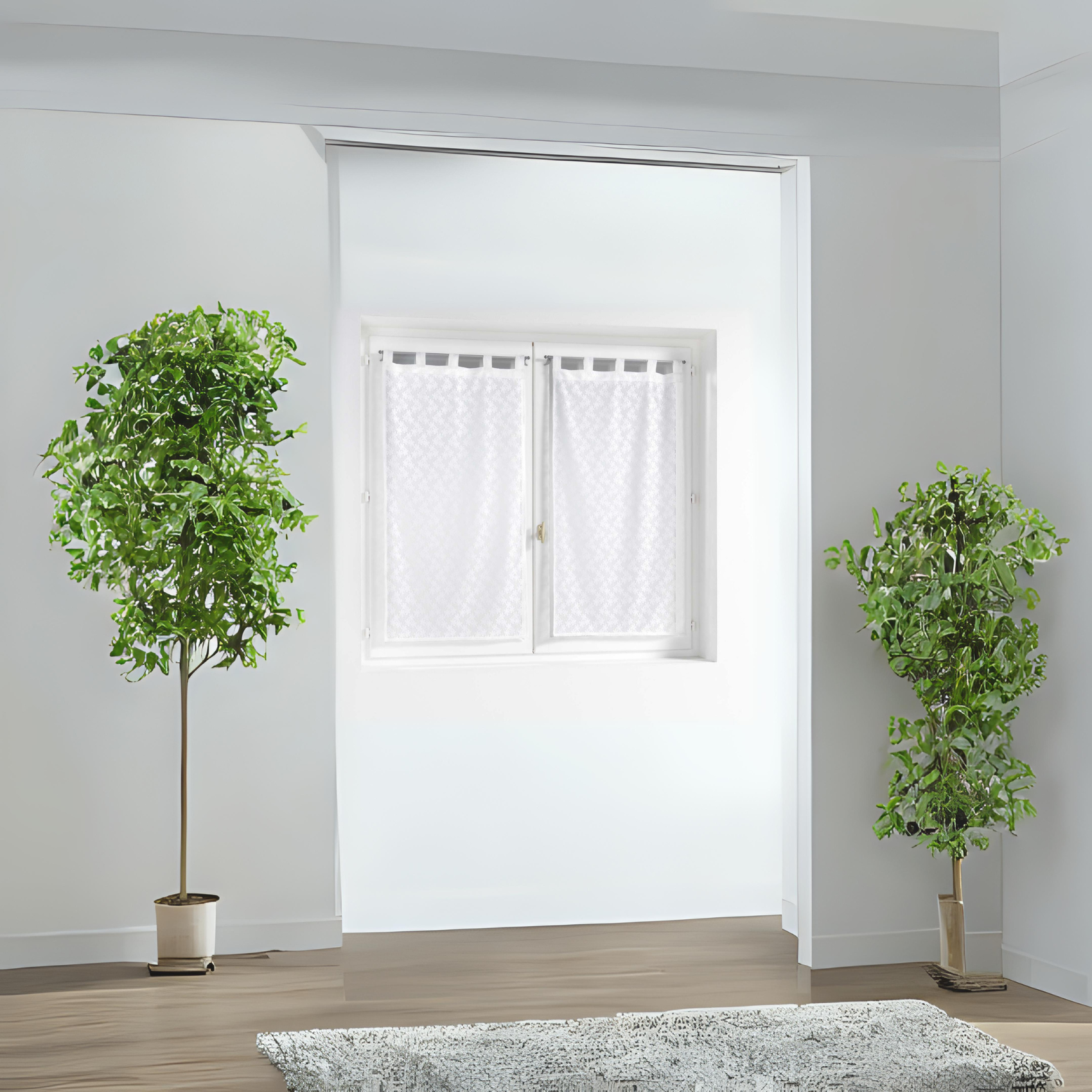 Paire de voilages à passants — vue 4