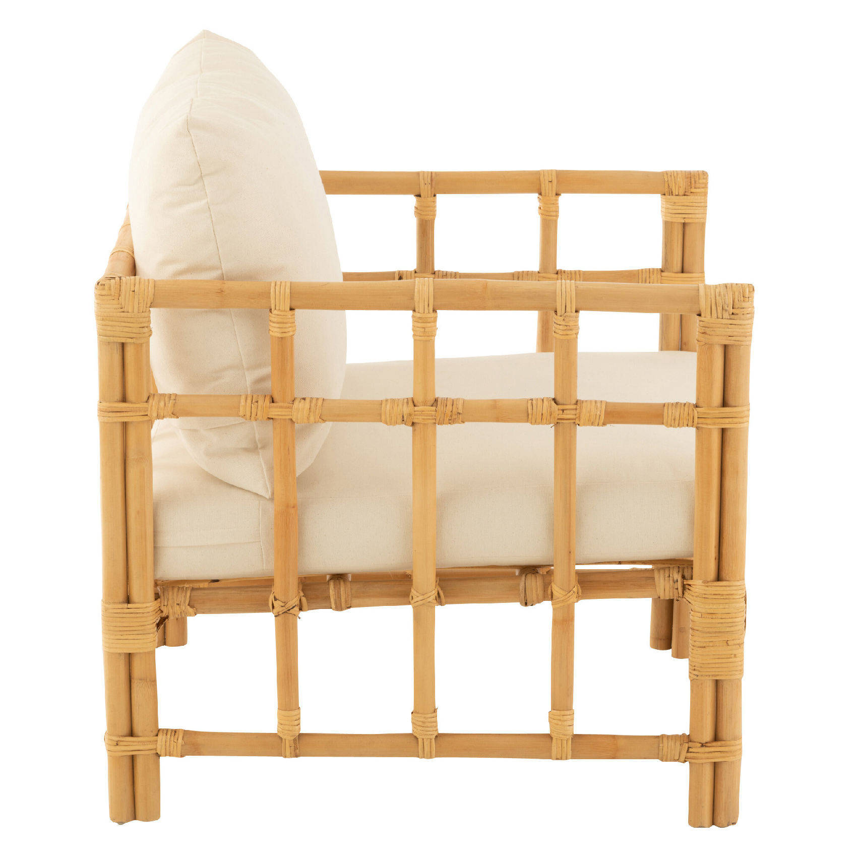 Fauteuil en rotin avec coussins — vue 5