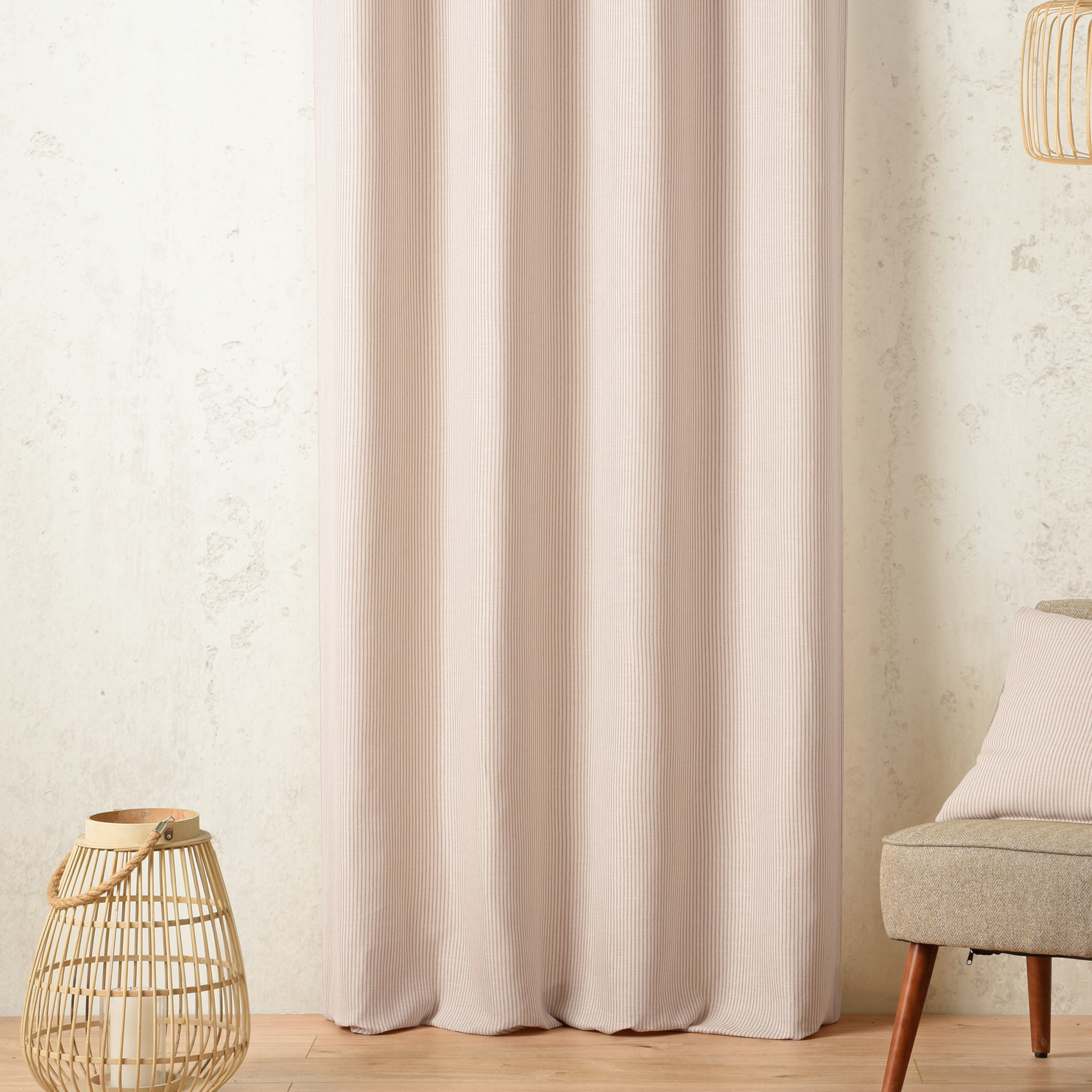 Tissu rayé double face style bord de mer — vue 3
