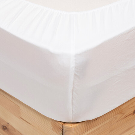 Drap housse aspect coton lavé — vue 4