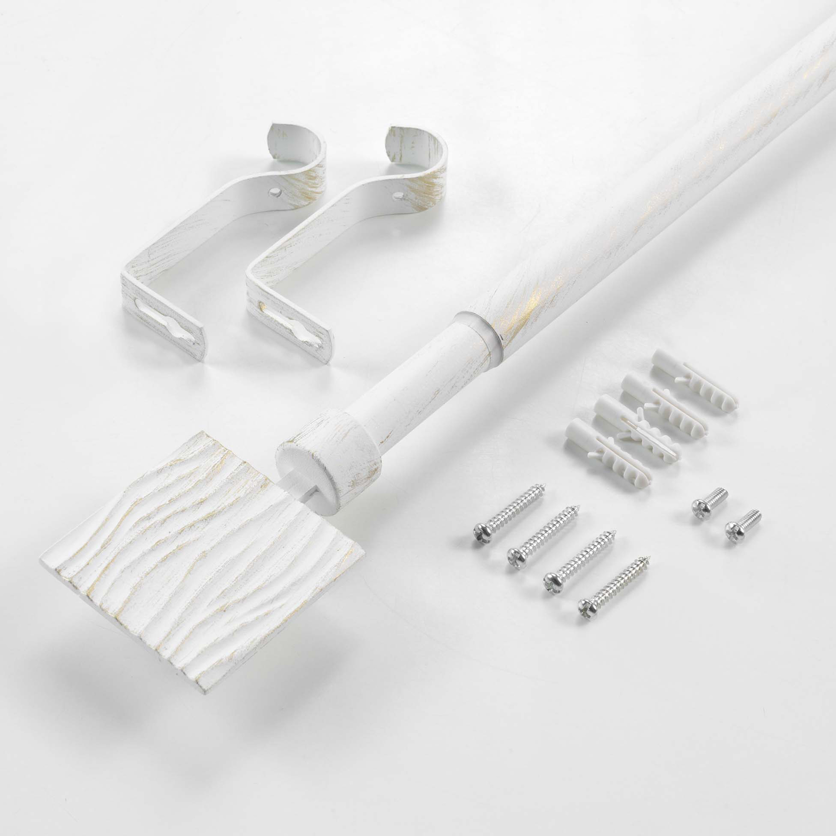 Kit de tringle extensible patiné or — vue 4
