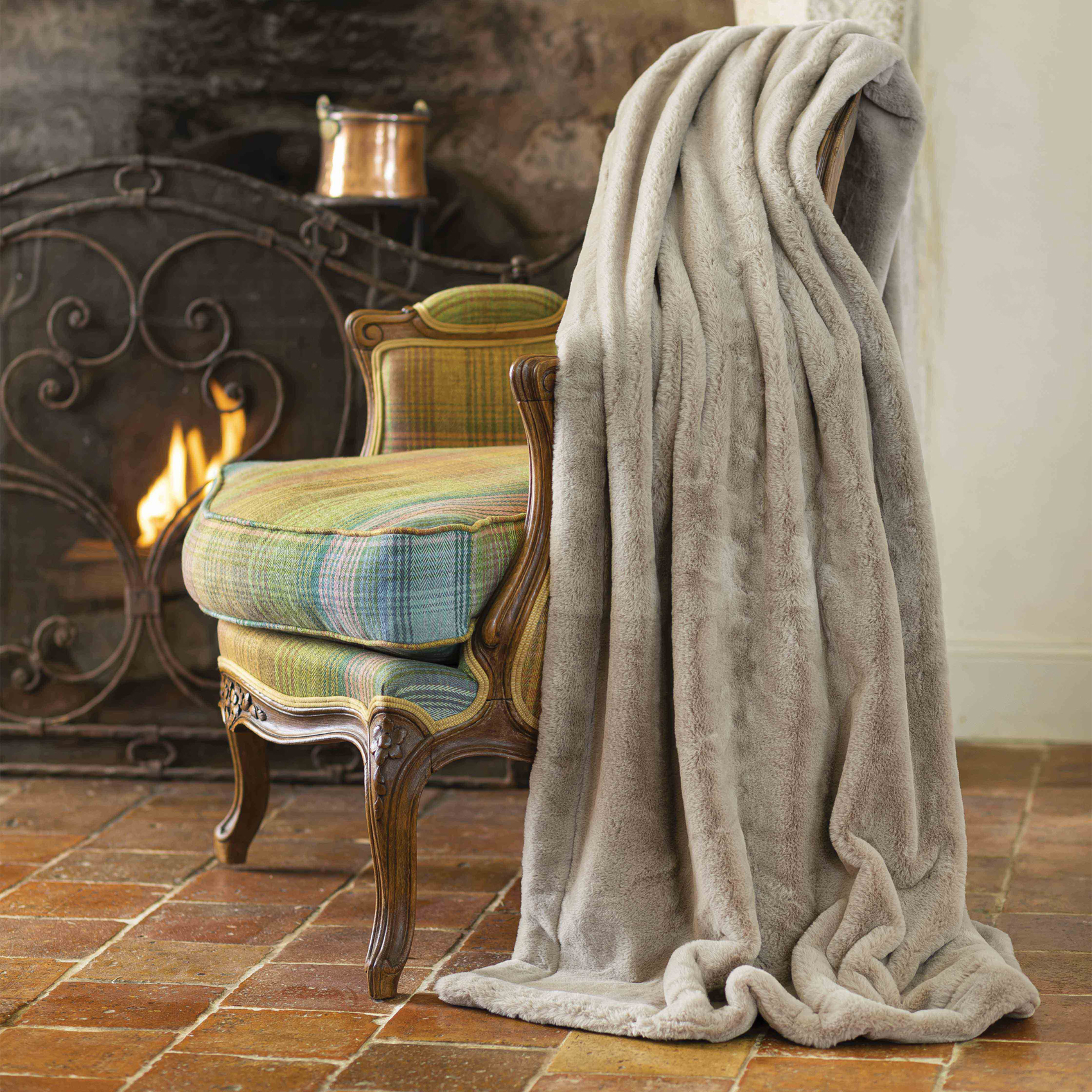 Plaid polaire double face — vue 3