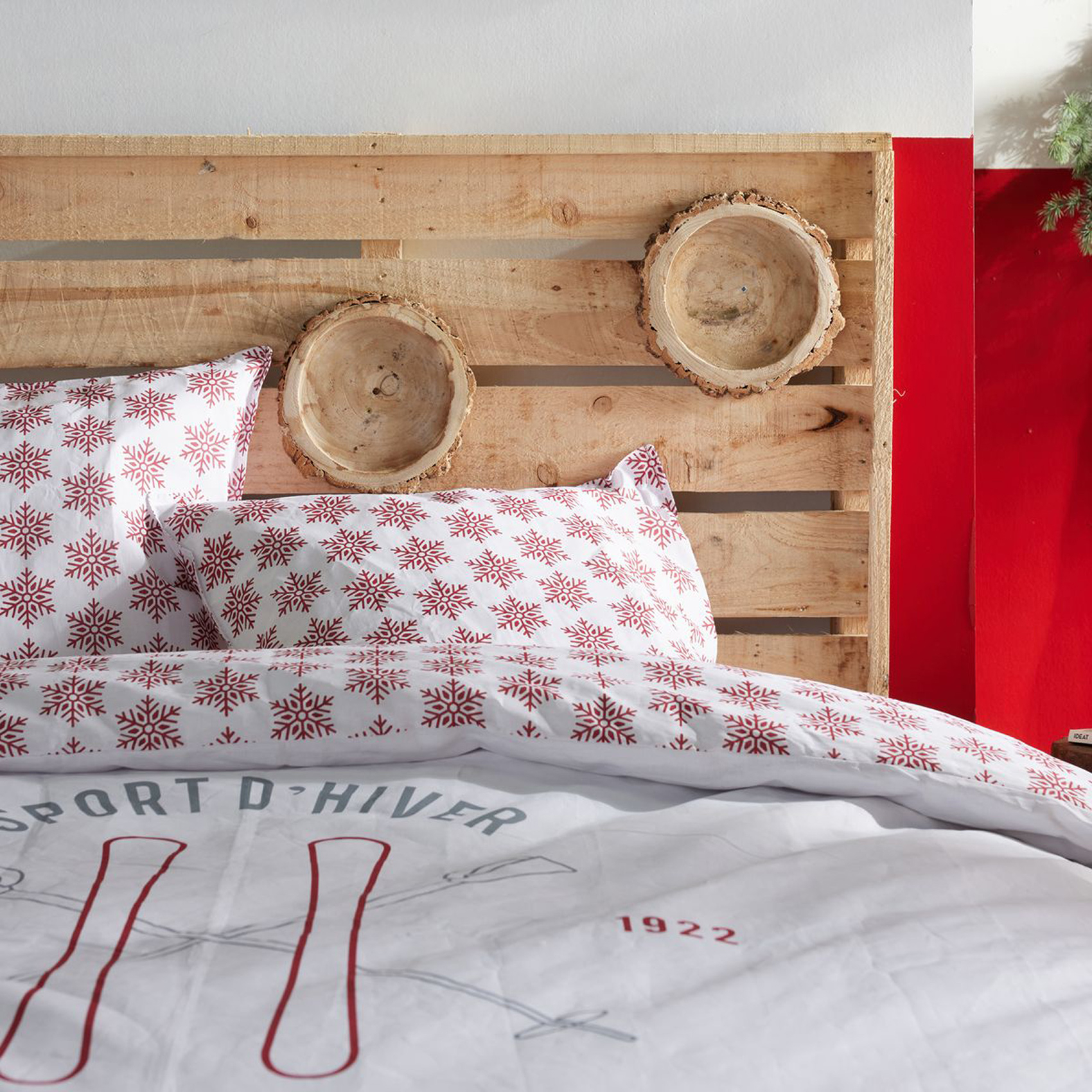 Parure de lit 3 pièces montagne Sport d'hiver Ski club — vue 4