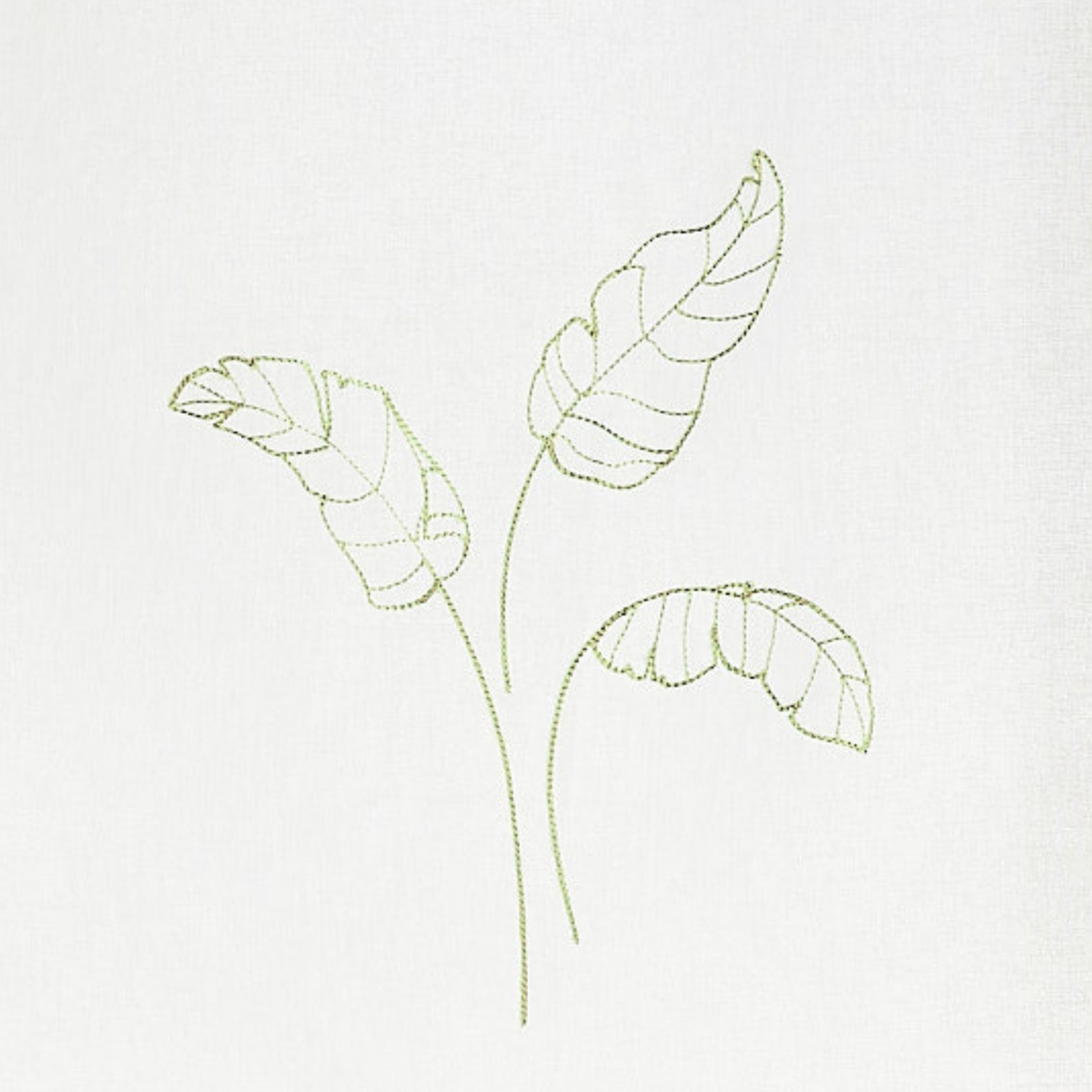 Paire voilages motif feuilles bananes — vue 5