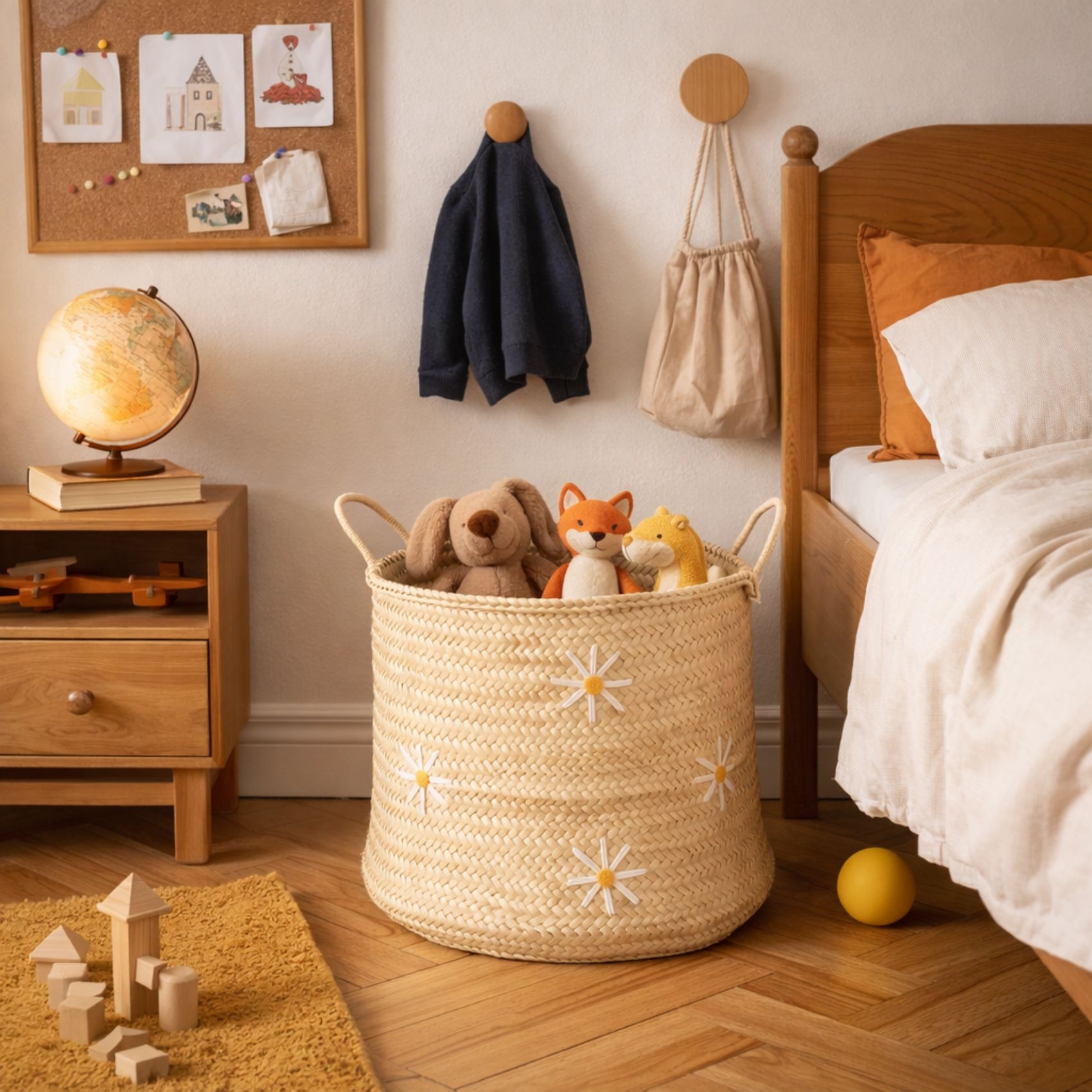 Panier de rangement marguerite — vue 5