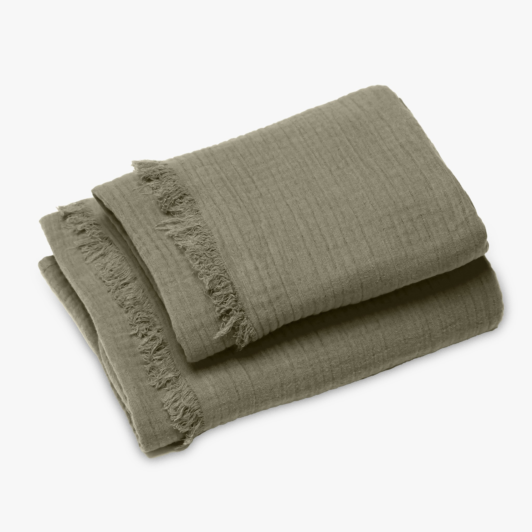 Set de 2 serviettes de douches en gaze de coton — vue 6