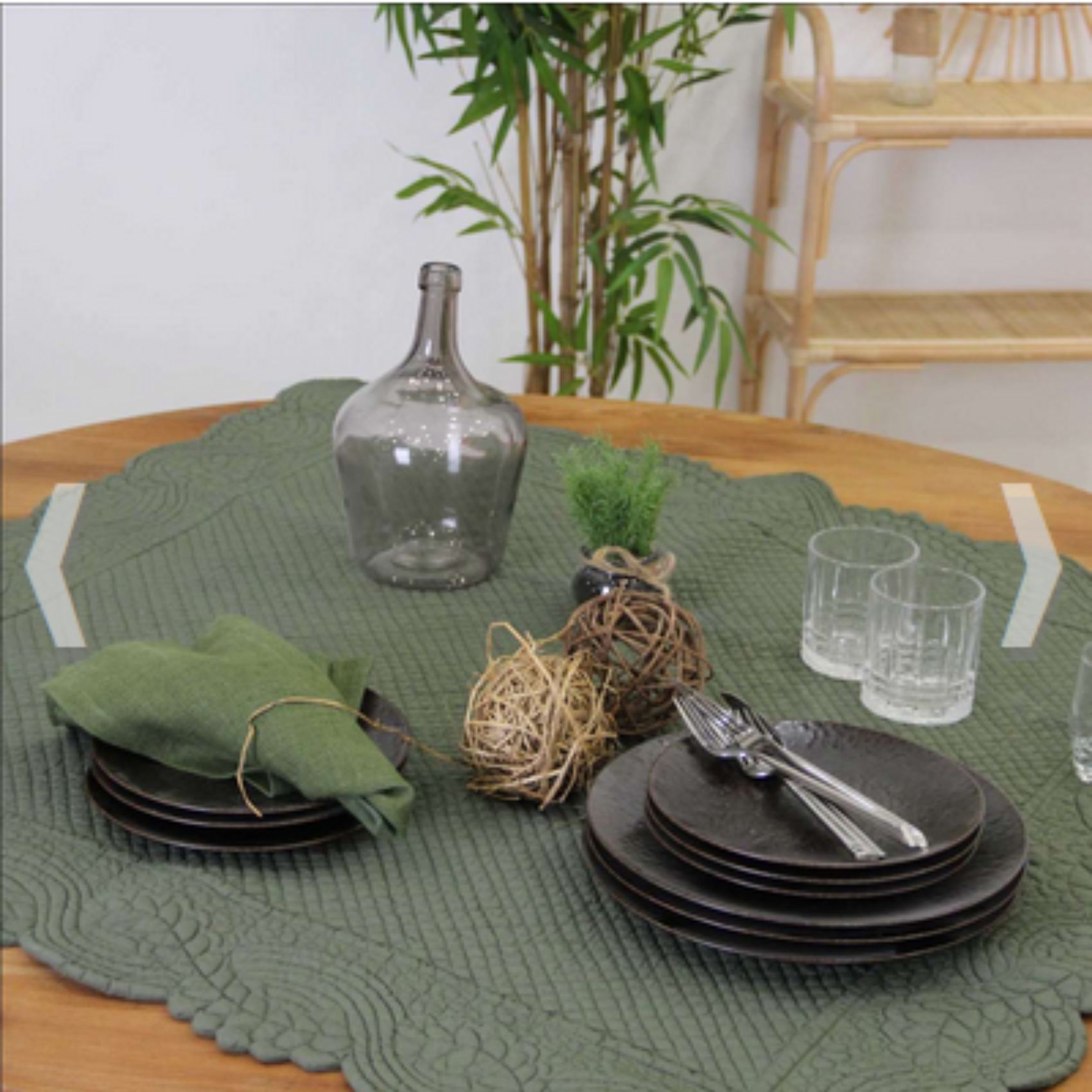 Nappe de jeux carré de table — vue 4