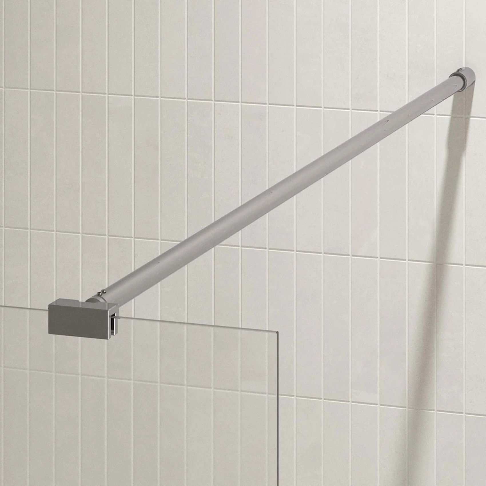 Barre de fixation extensible 70 à 100 cm pour douche italienne — vue 4