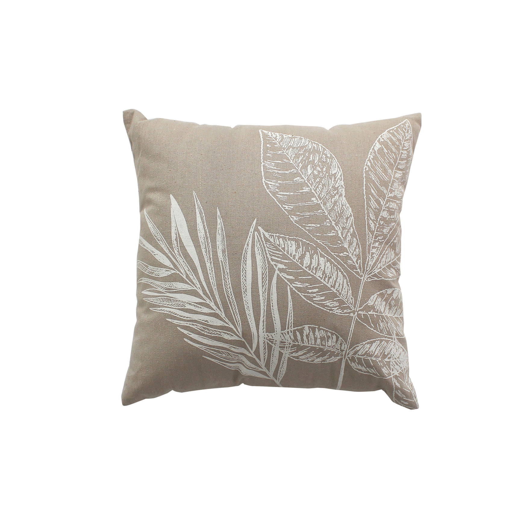 Coussin carré motif nature épuré — vue 5