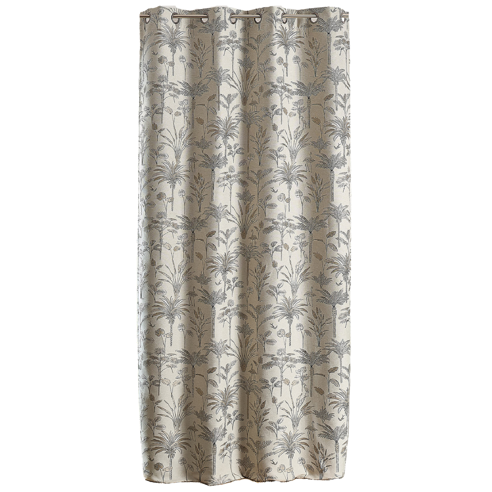 Rideau Jacquard exotique motif palmier — vue 4