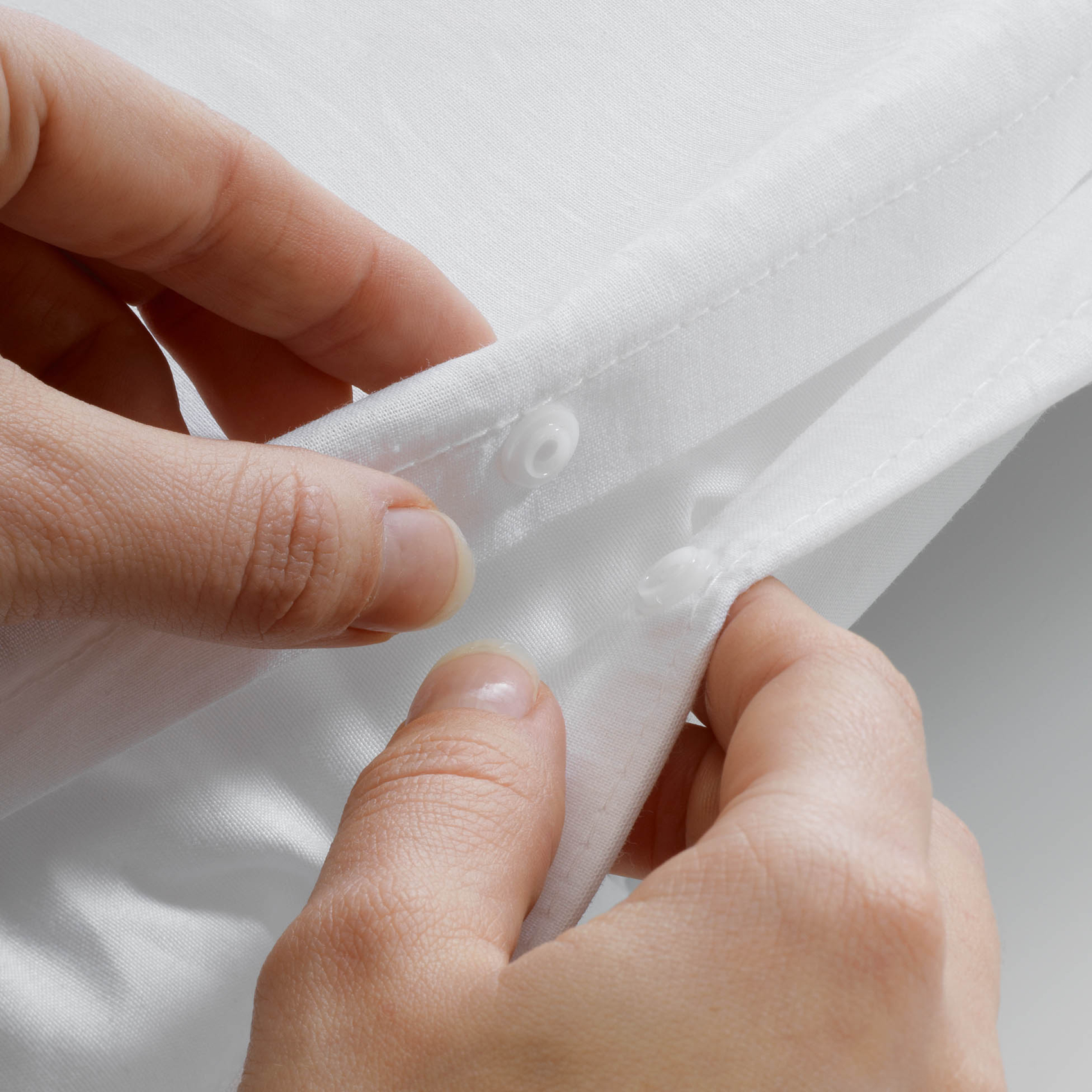 Parure de lit 3 pièces en microfibre unie lavée housse + taies — vue 3