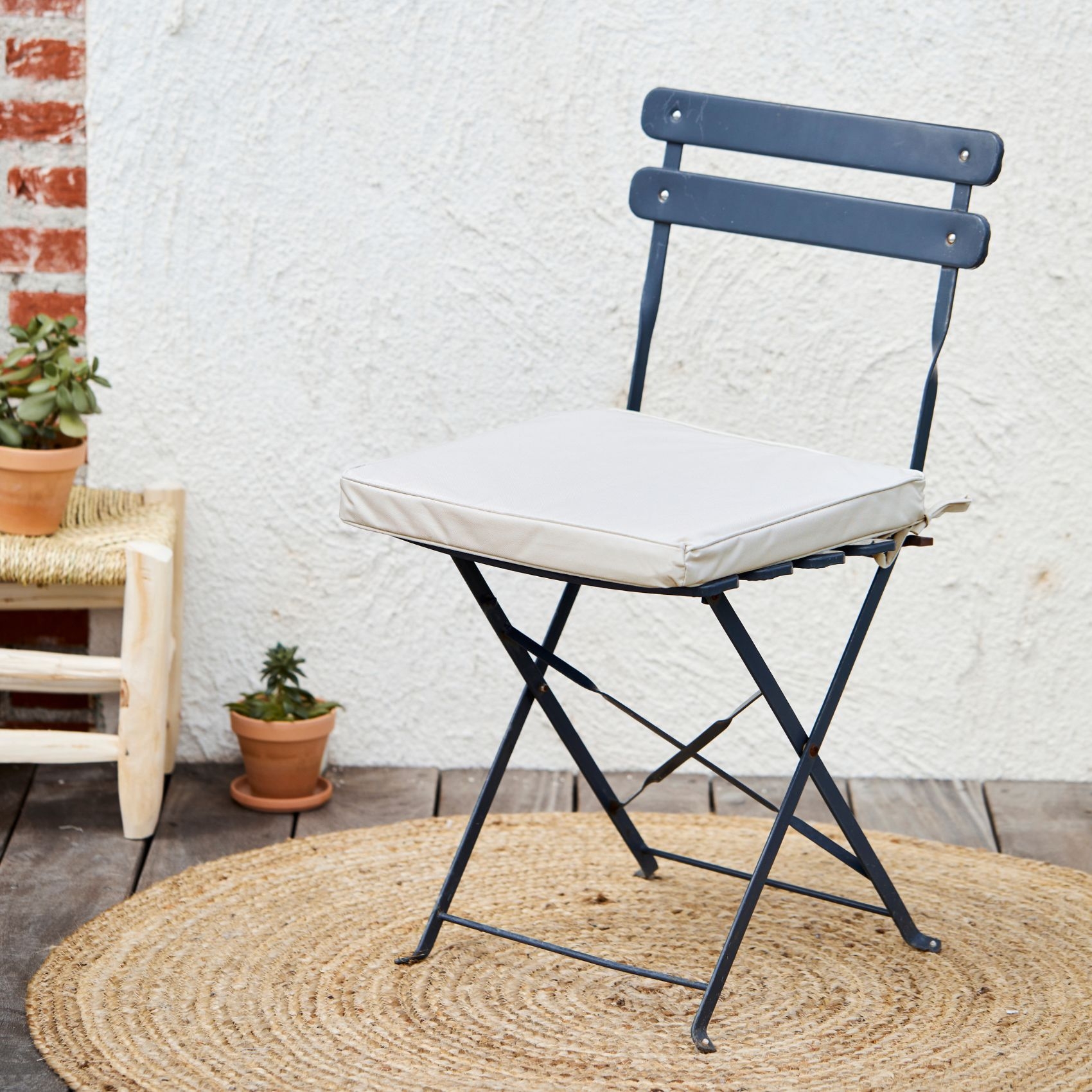 Galette de chaise extérieur imperméable et déhoussable MINORQUE — vue 4