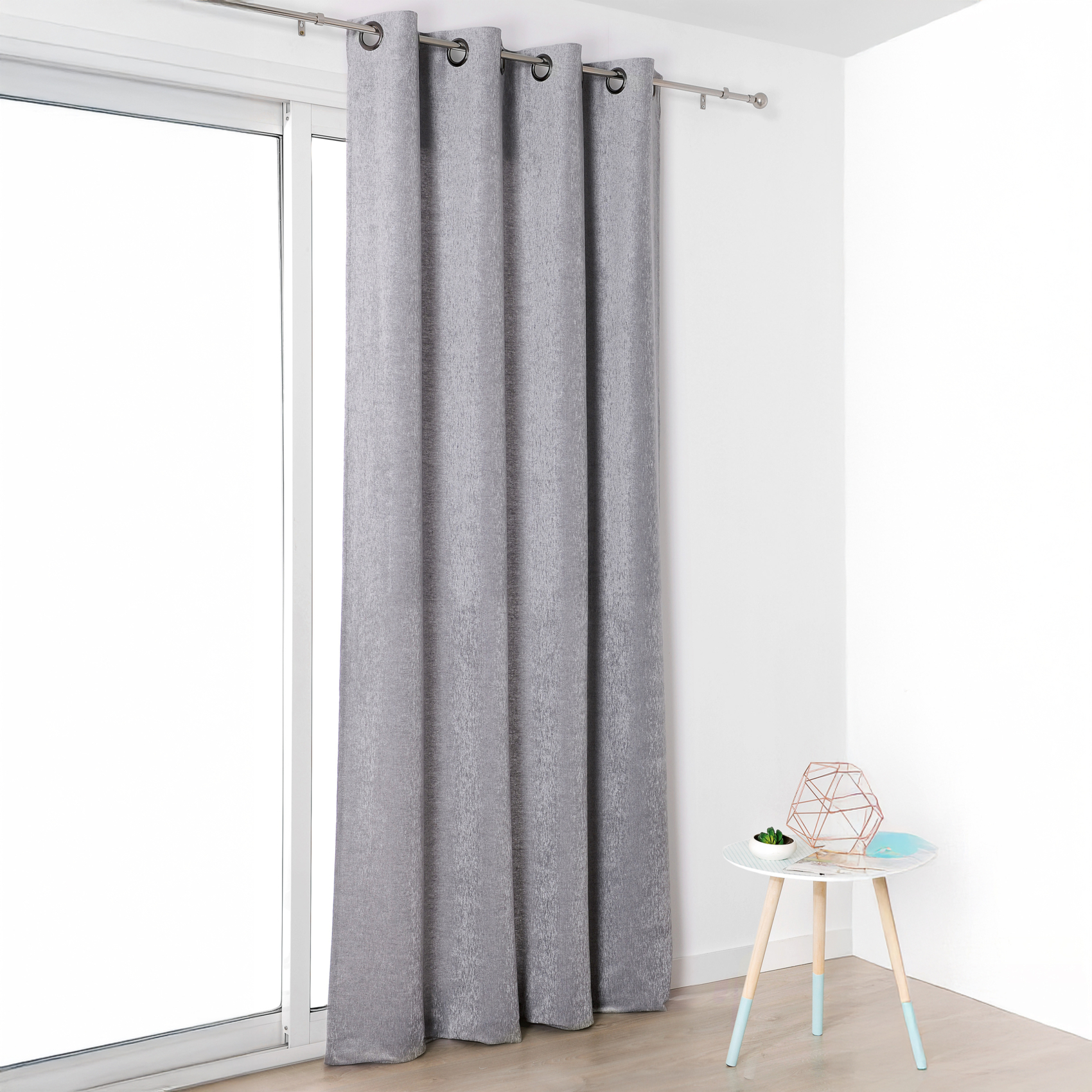 Rideau effet velours velouté uni — vue 6