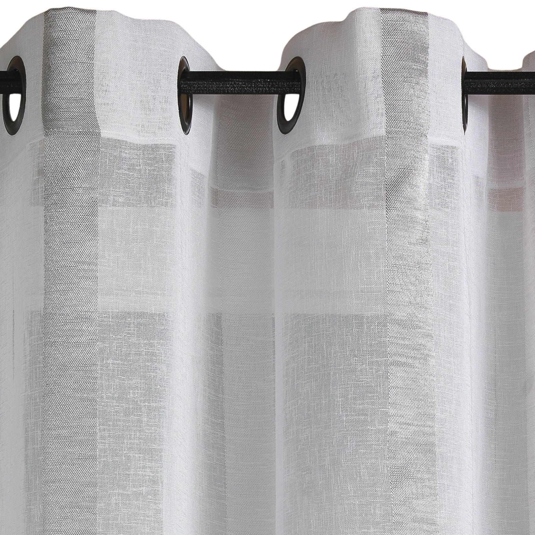 Voilage Etamine Rayures verticales — vue 3