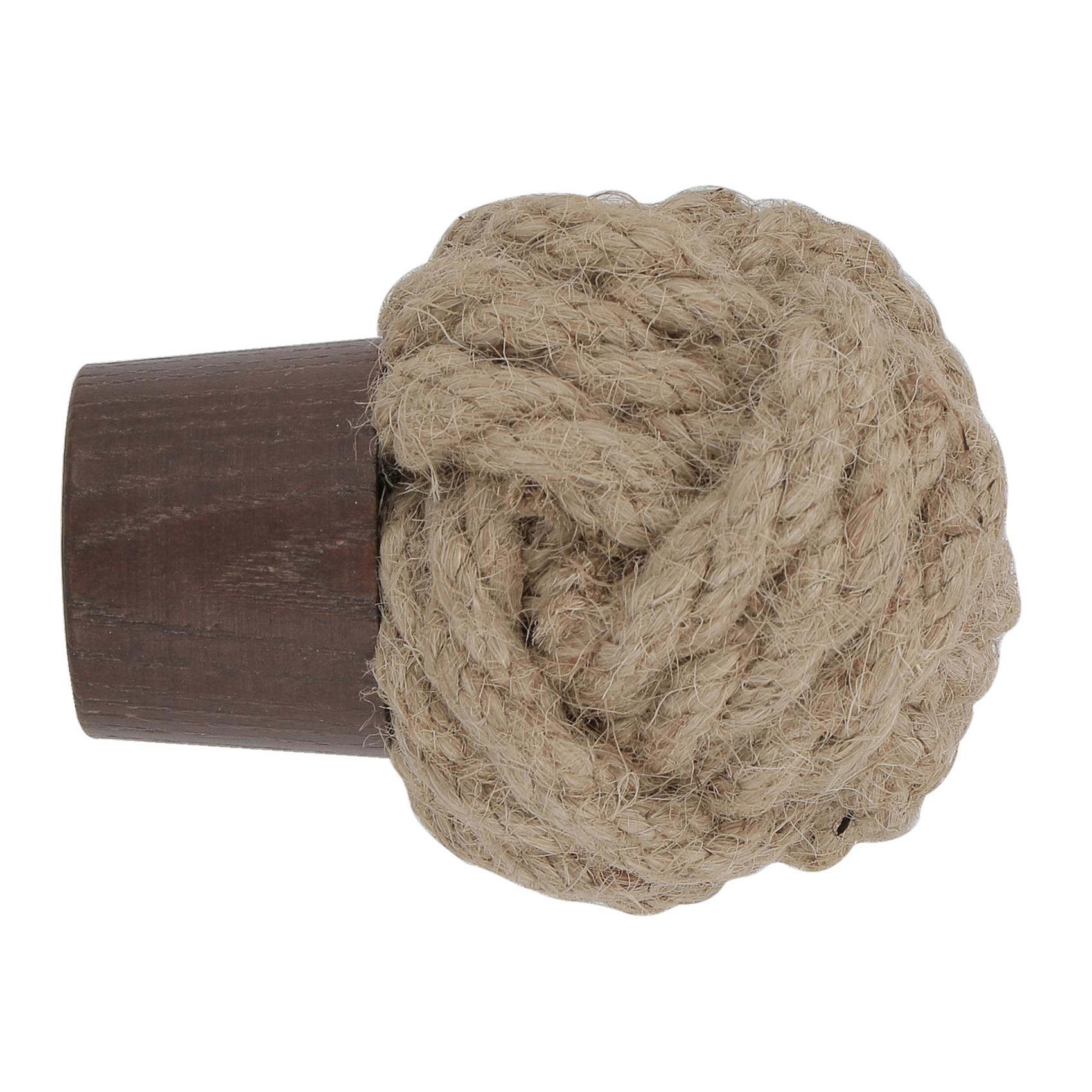 Embout de tringle en corde et frêne à visser D28 — vue 4