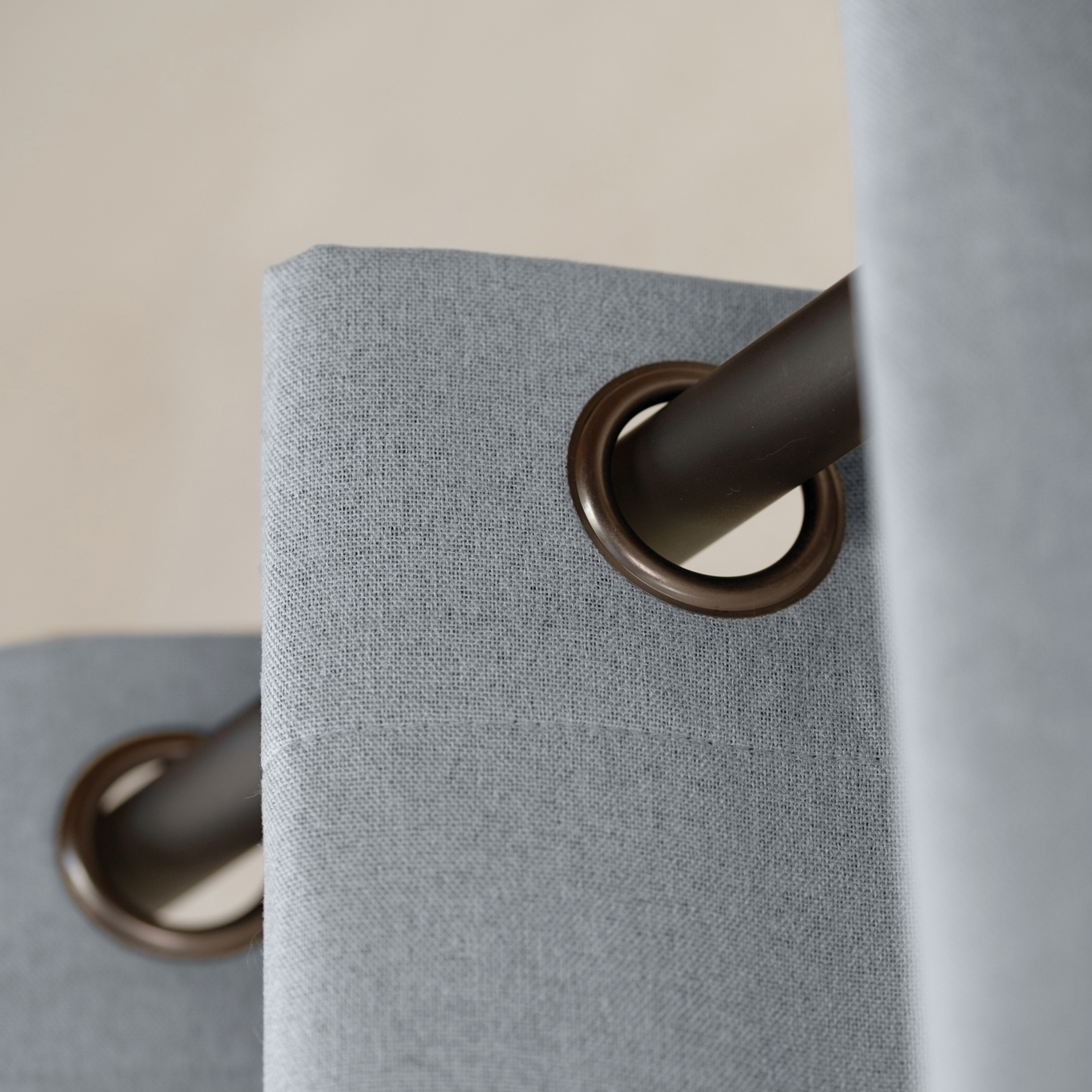 Rideau 100% occultant thermique phonique chiné — vue 5