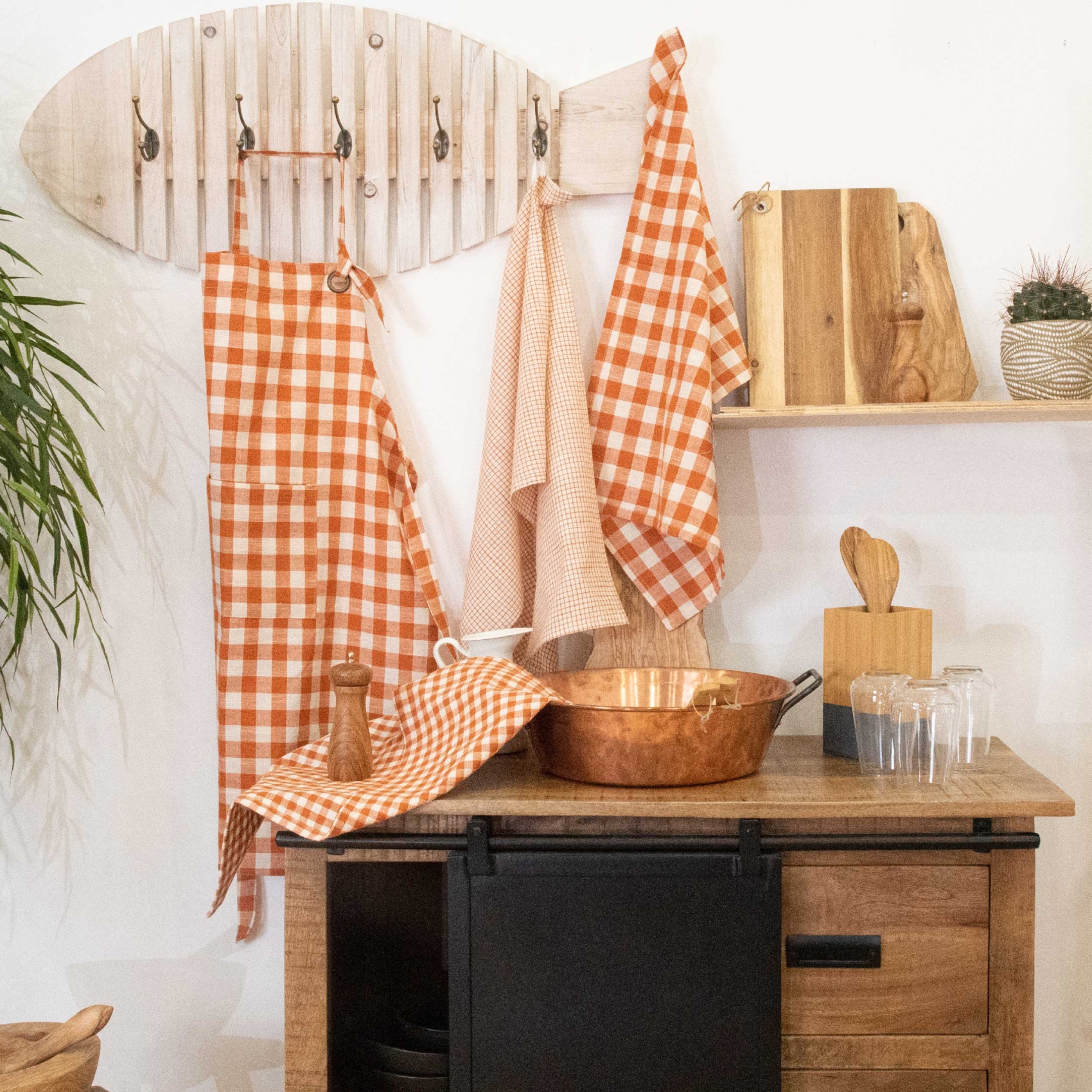 Tablier de cuisine vichy — vue 5