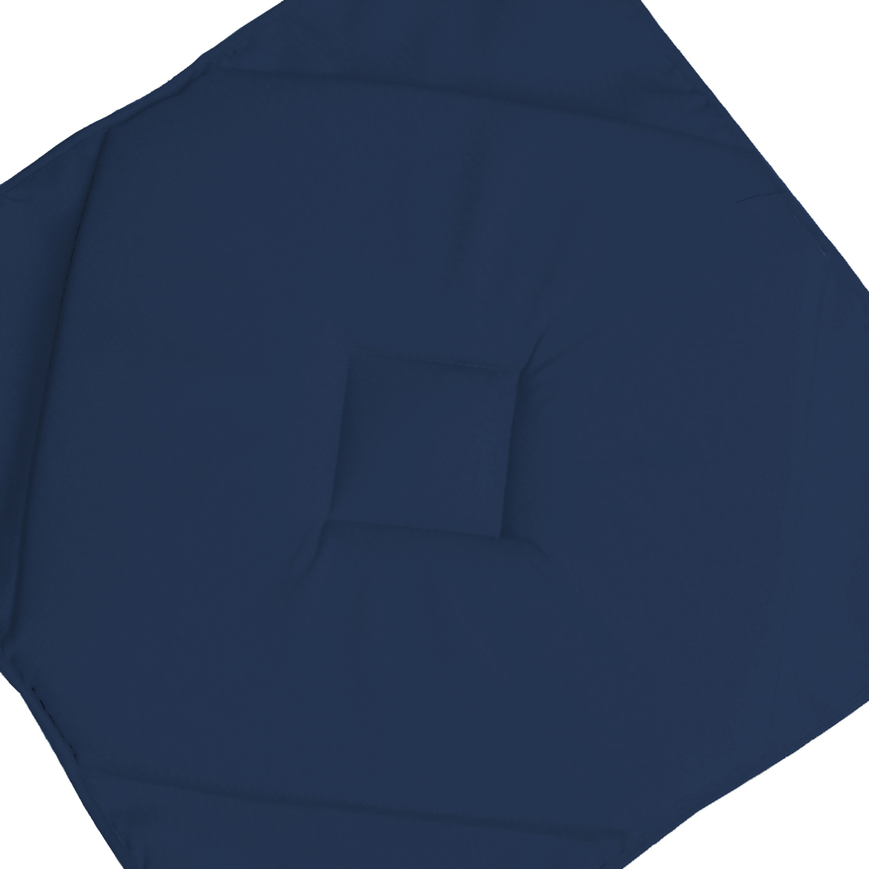 Galette de chaise carrée confortable uni — vue 3