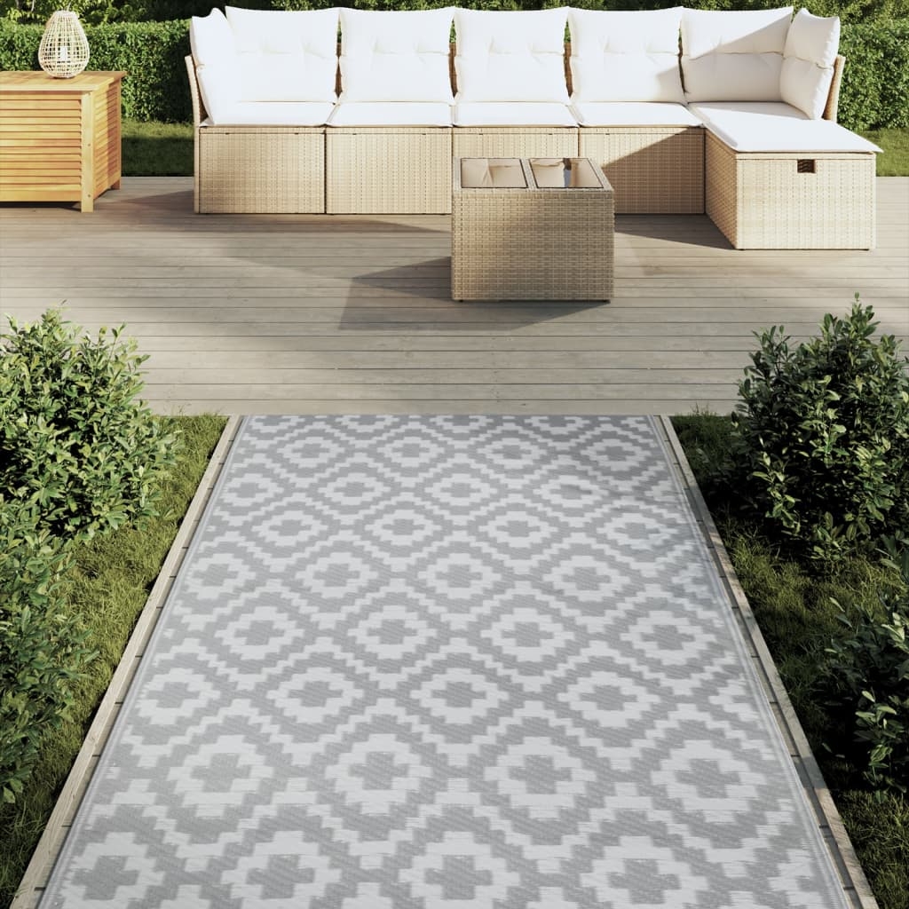 Tapis d’extérieur rectangulaire réversible motif géométrique — vue 4