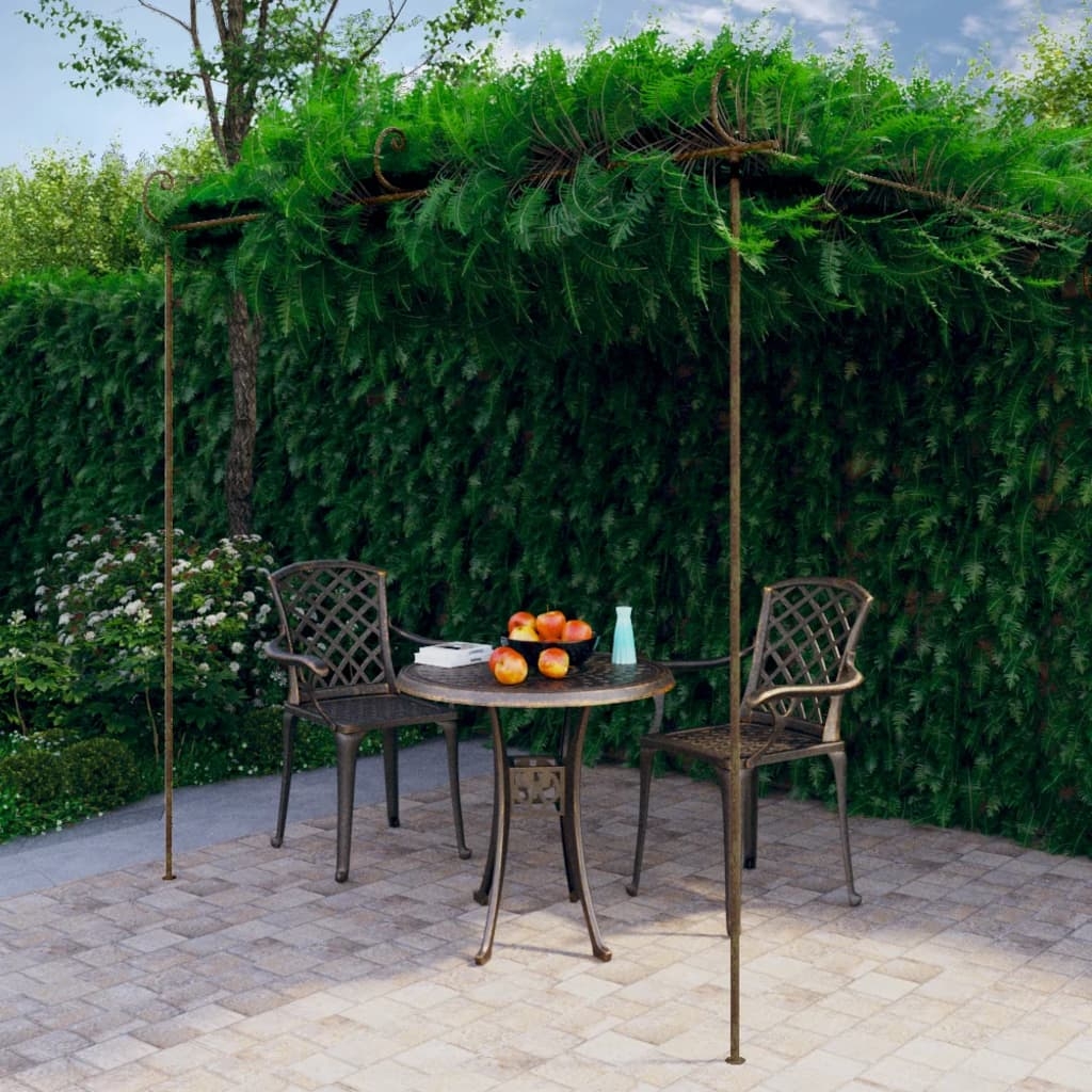 Pergola en fer extérieur — vue 5