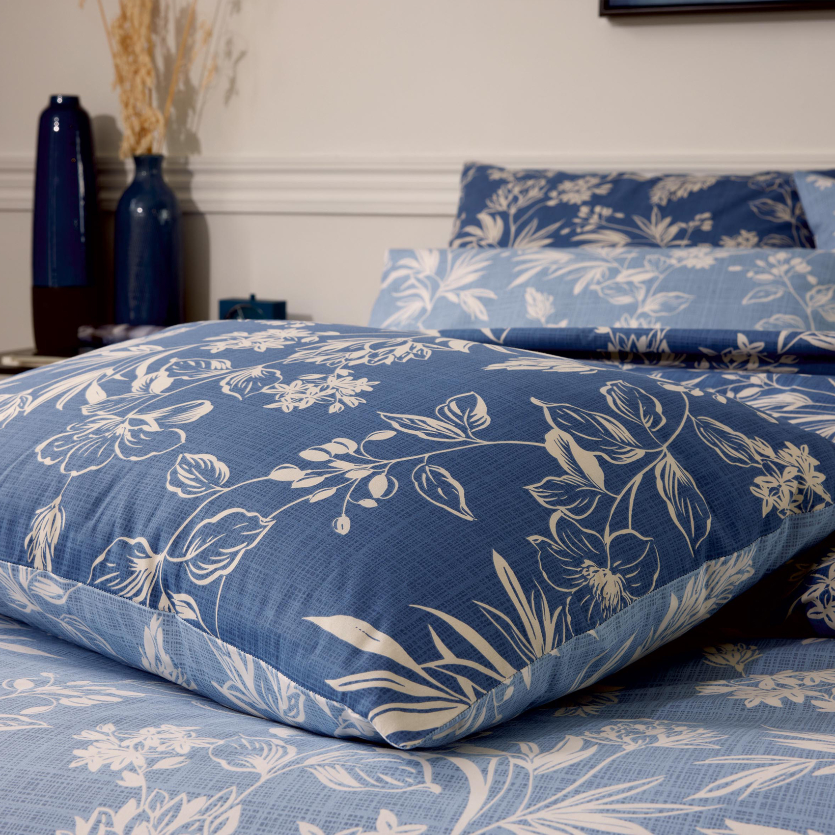 Parure de lit 2 pièces percale de coton végétal housse de couette + taie — vue 6