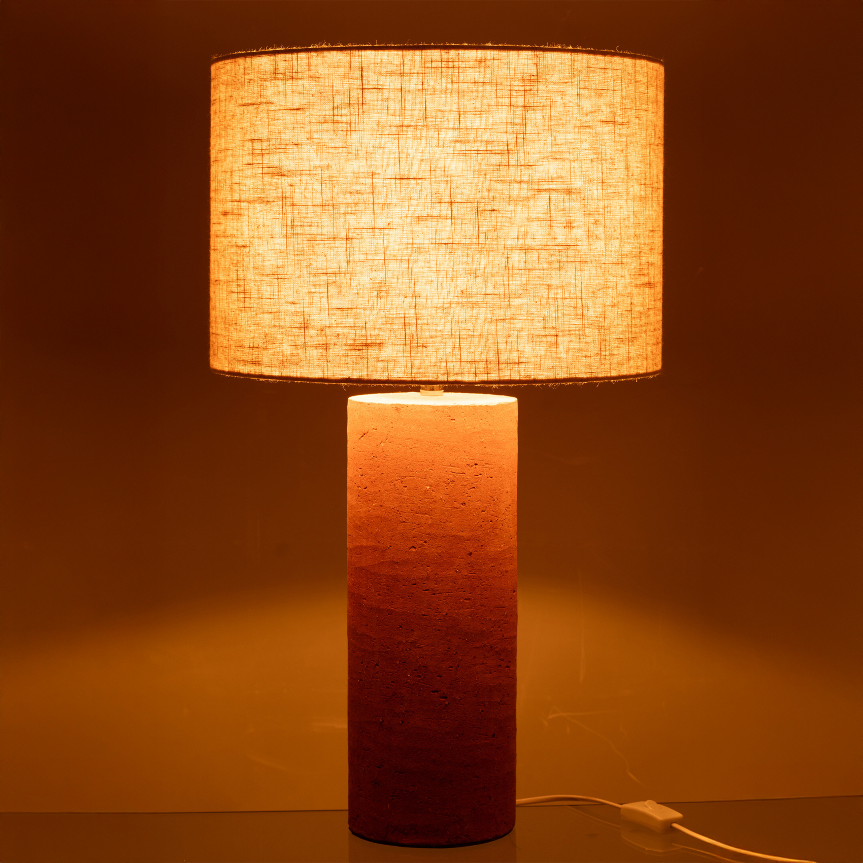 Lampe sur pied en terre cuite — vue 3