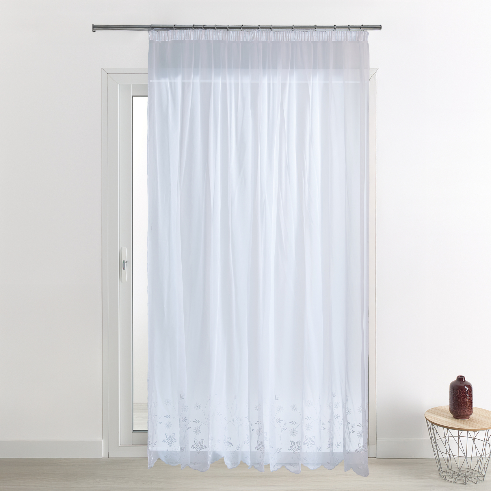 Voilage BIARRITZ à galon fronceur