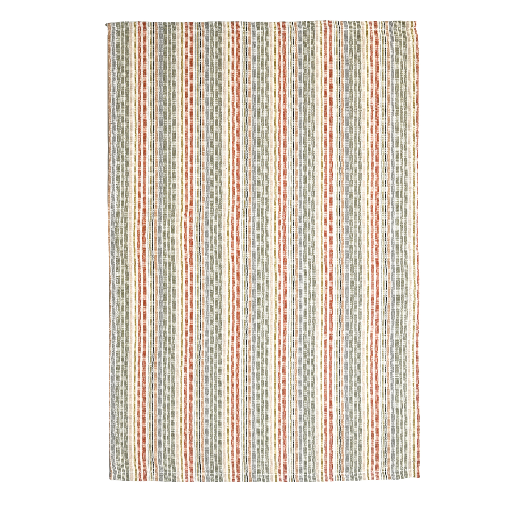 Torchon de cuisine en coton à rayures tissées — vue 3