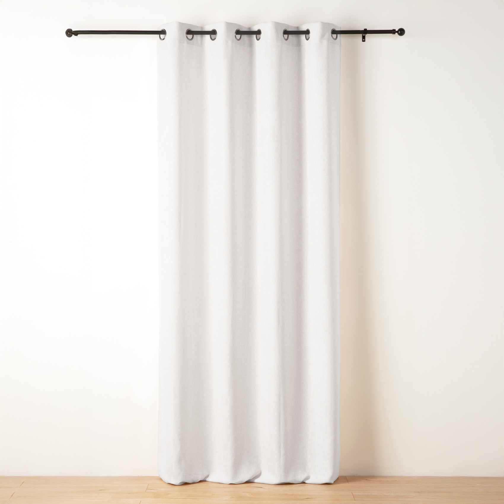 Rideau tamisant aspect flammé