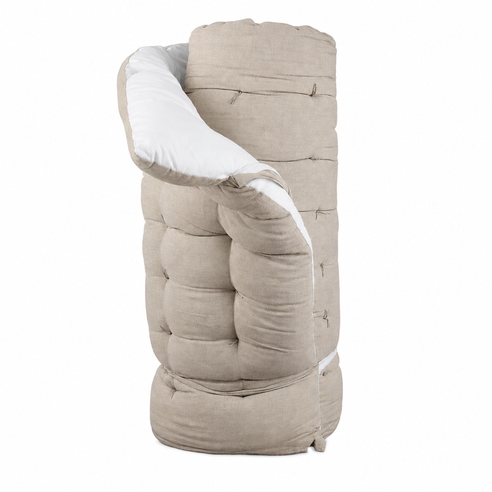 Matelas bain de soleil matelassé coton lavé — vue 3