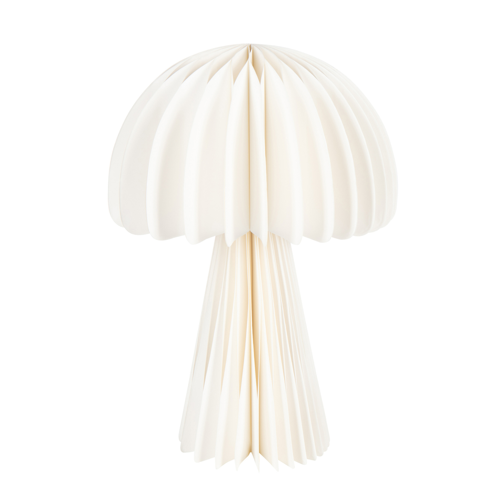 Lampe champignon en papier design