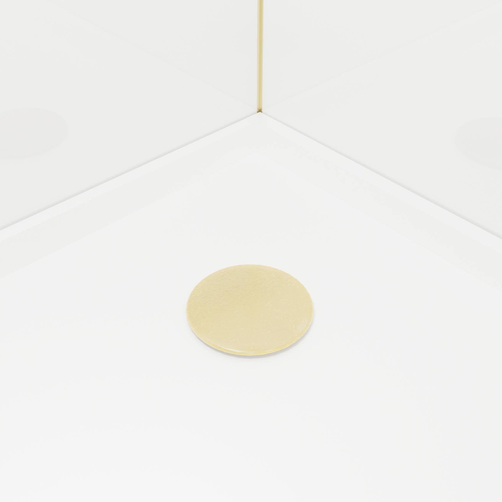 Cabine de douche design doré en aluminium — vue 5
