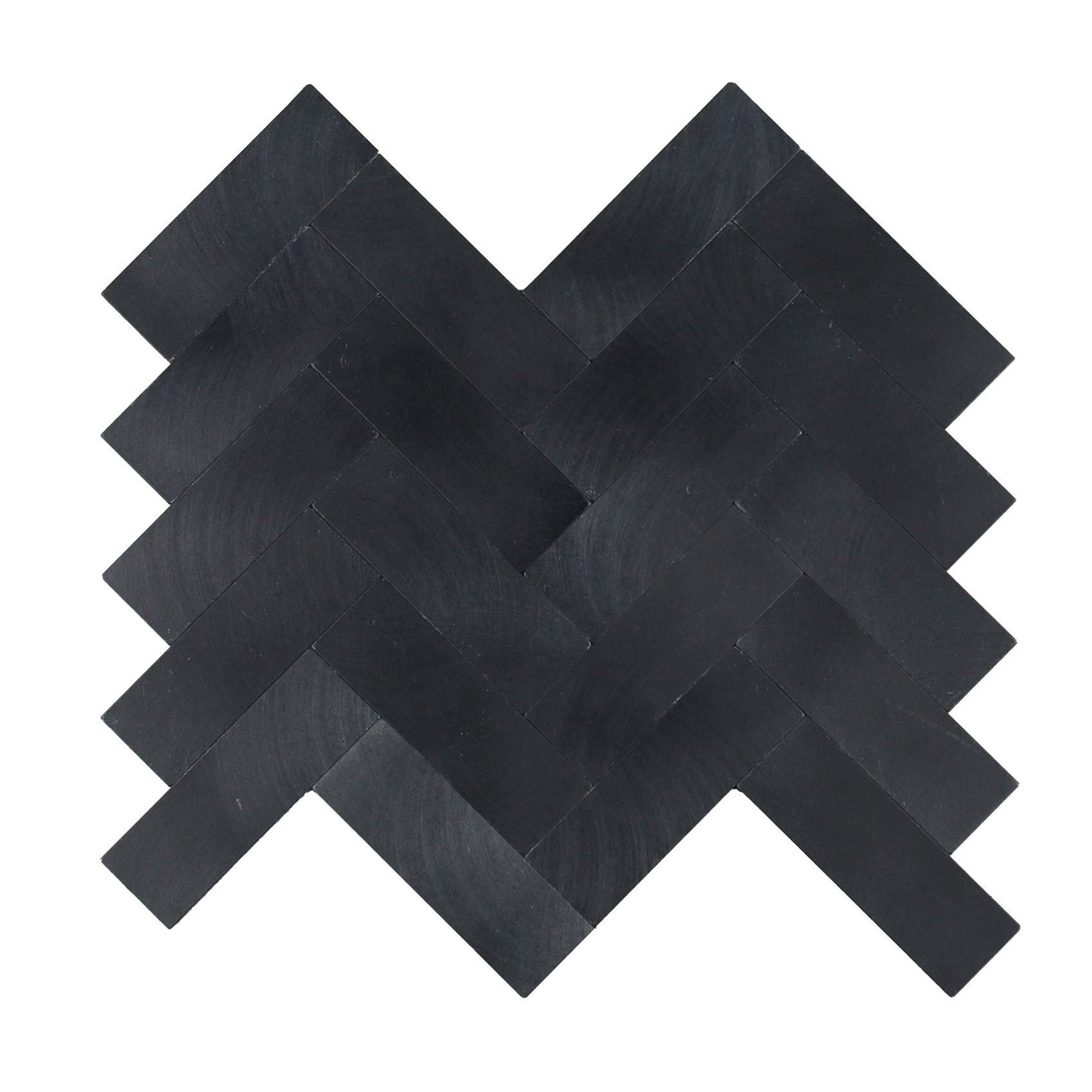 Lot de 4 crédences adhésives murales 3D effet chevron