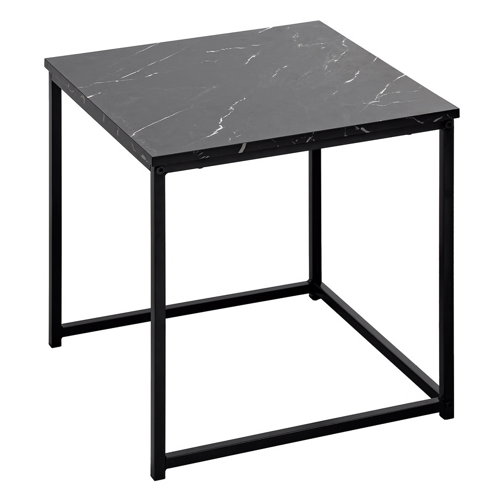Lot de 2 tables basses effet marbre — vue 3