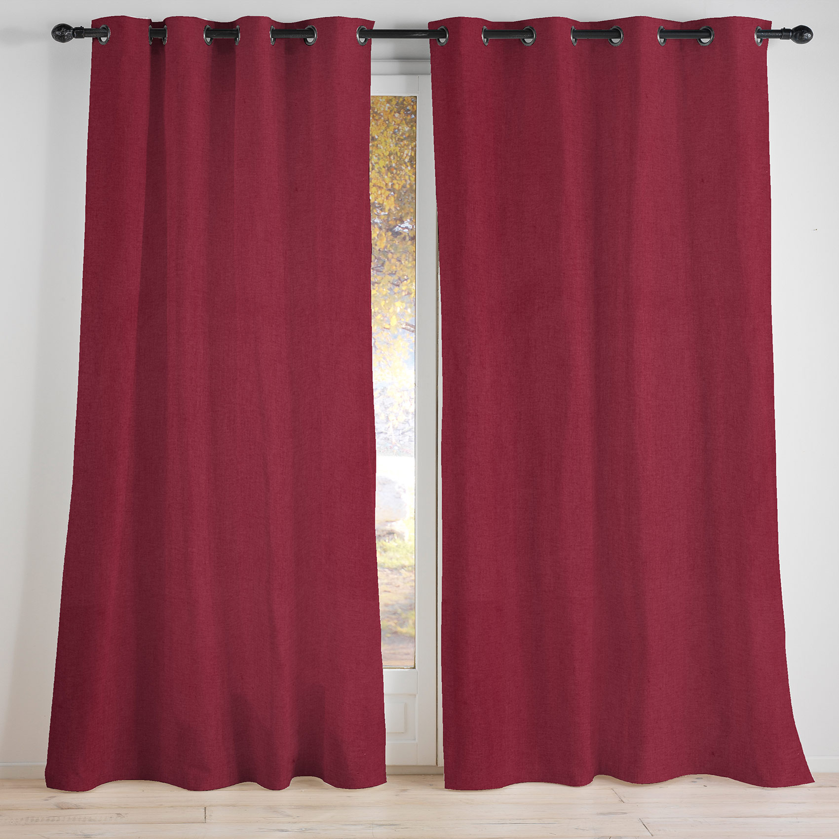 Rideau 100 % occultant uni et coloré — vue 6
