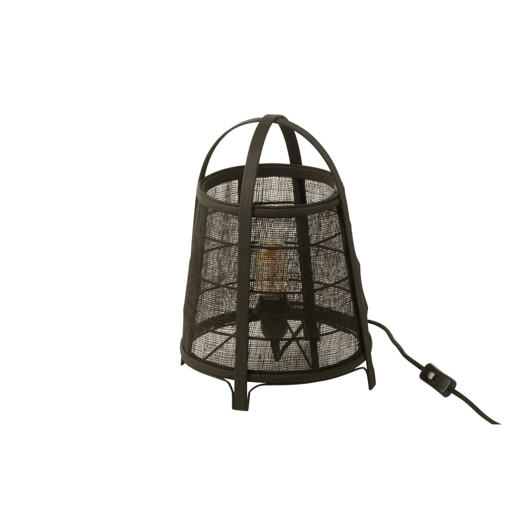 Lampe sur pied en lin style japonais