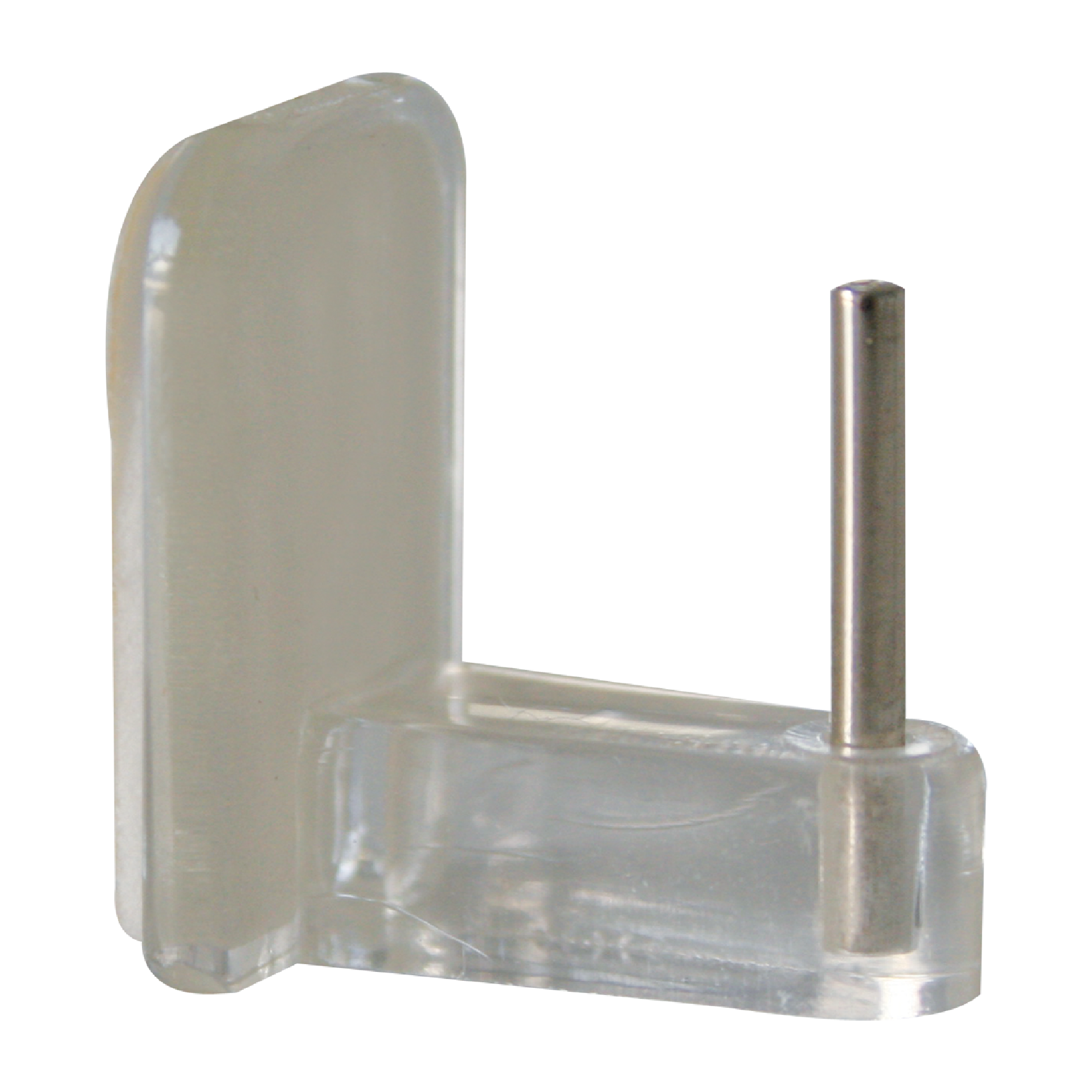 Lot de 4 crochets de tringle sans perçage déportés longs