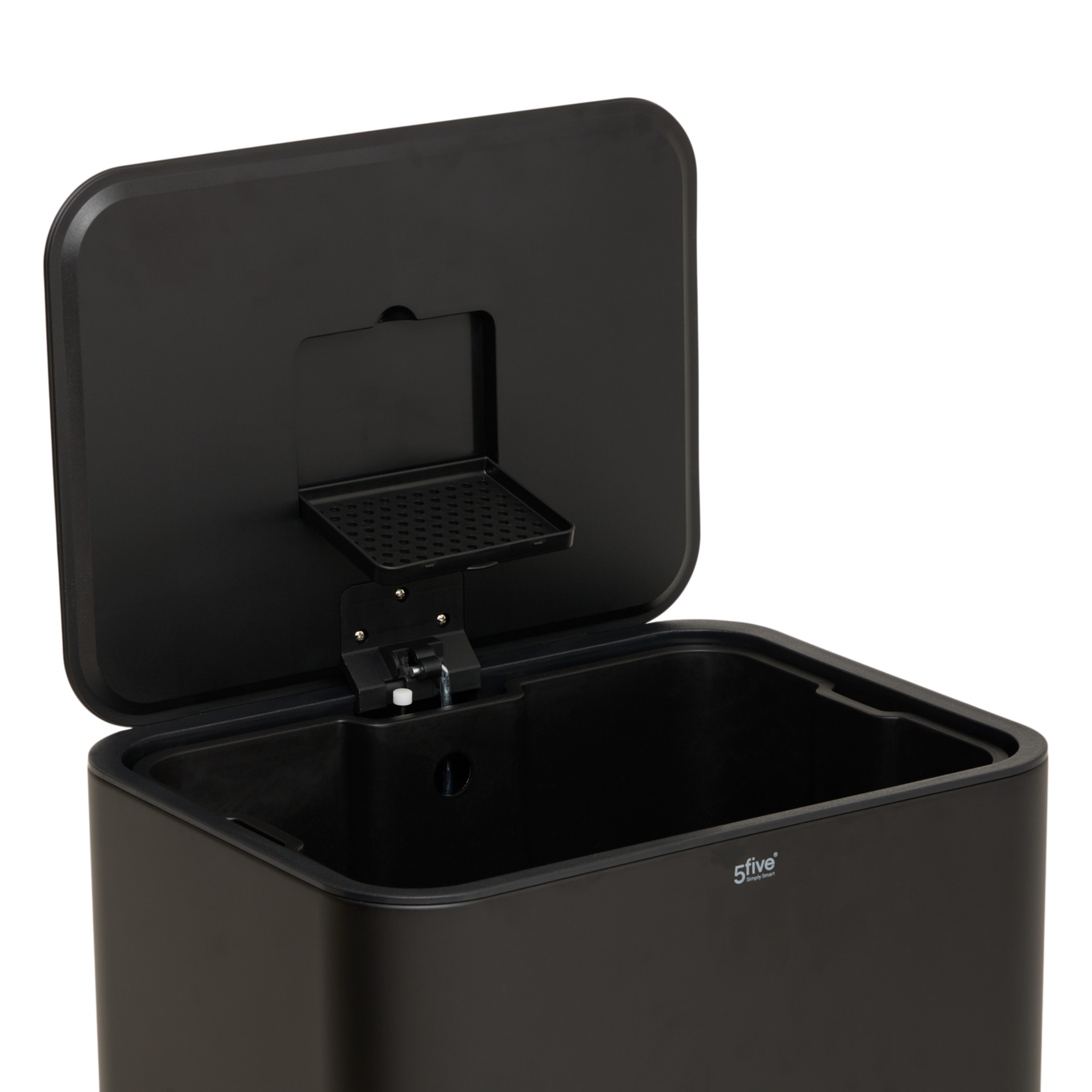 Poubelle à pédale slim en métal avec filtre anti-odeurs 50 L — vue 6