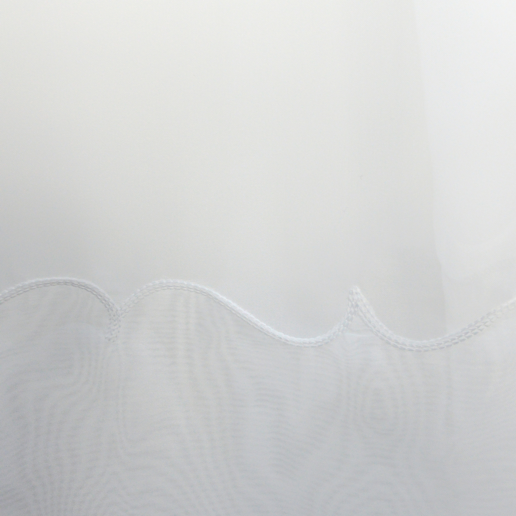 Voilage brodé cornely à galon fronceur — vue 3