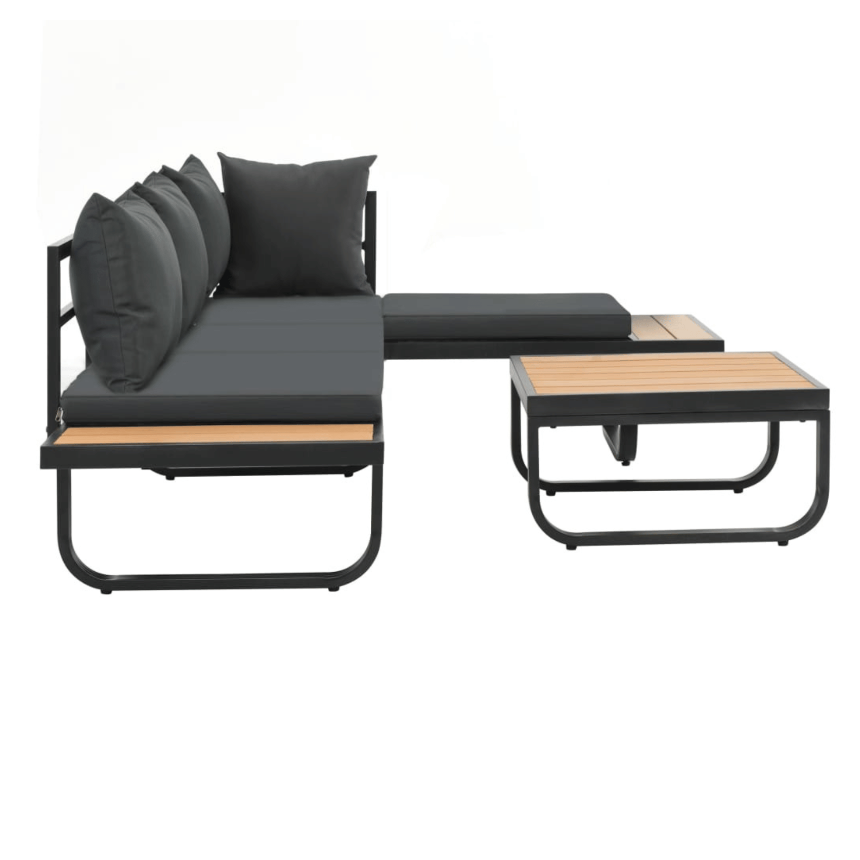 Canapé d'angle extérieur 2 places avec coussins — vue 5