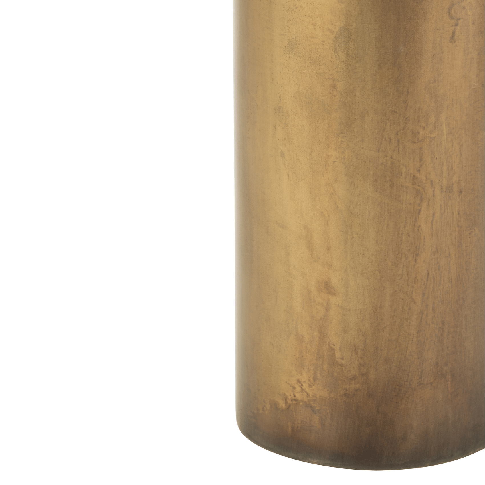 Table d'appoint en fer et verre — vue 3